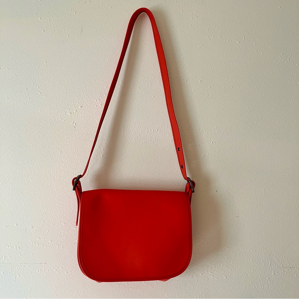 Coach Sienna Orange Leather Shoulder Bag